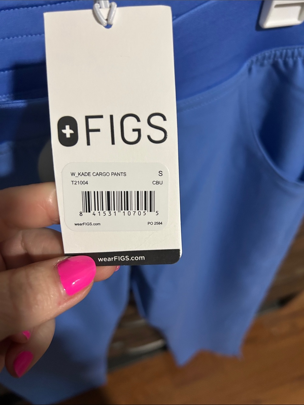 Figs Women’s Ceil Blue Kade Scrubs Pants. Healthcare. Nurse. Vet. NEW WITH TAGS - Picture 5 of 8